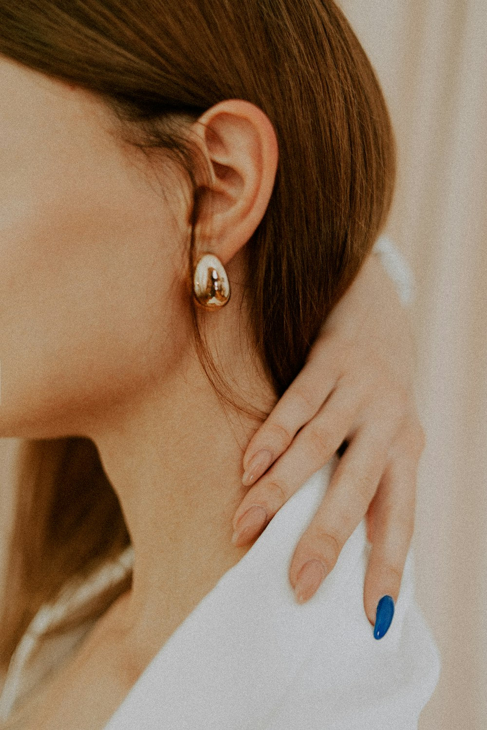 Dome Statement Hoops worn